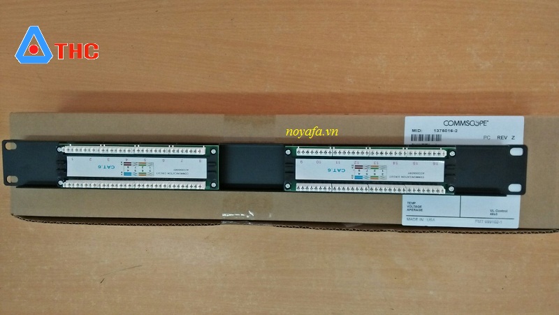 Patch Panel commscope Cat6 16 cổng